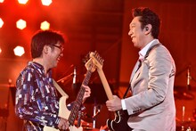 亀田誠治と布袋寅泰。（提供：日比谷音楽祭）