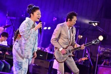 石川さゆりと布袋寅泰。（提供：日比谷音楽祭）