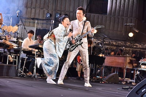 石川さゆりと布袋寅泰。(提供:日比谷音楽祭)