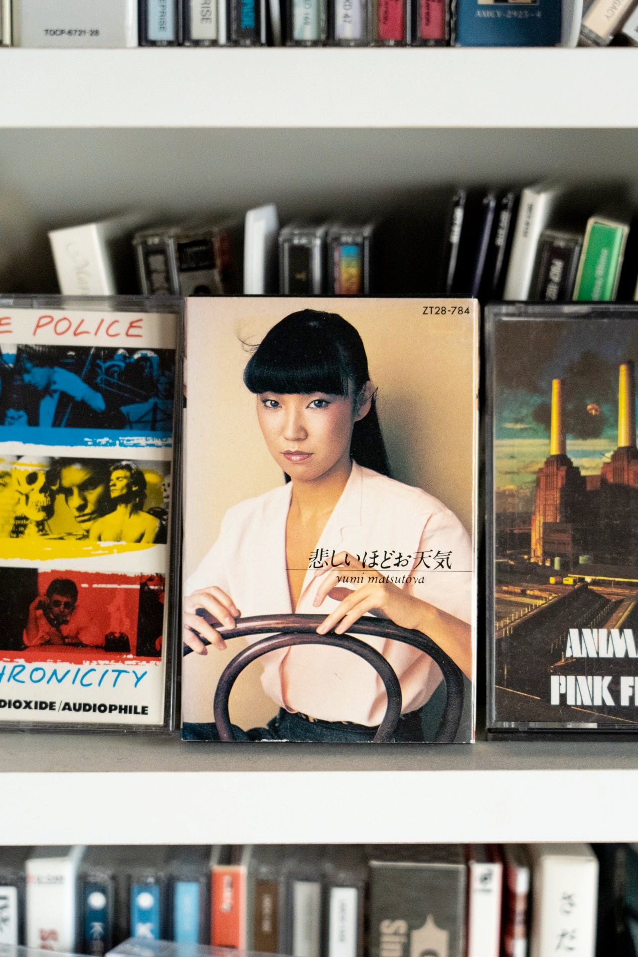 「悲しいほどお天気」のカセット。