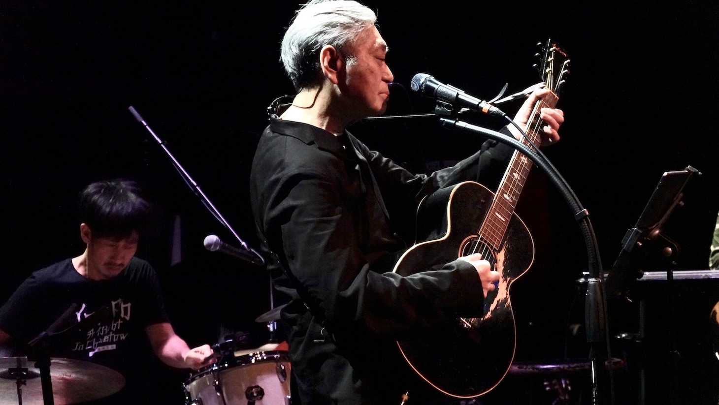 細野晴臣「Haruomi Hosono Gramercy Theatre」5月29日アメリカ ニューヨーク Gramercy Theatre公演の様子。 （Photo by M.Handa）