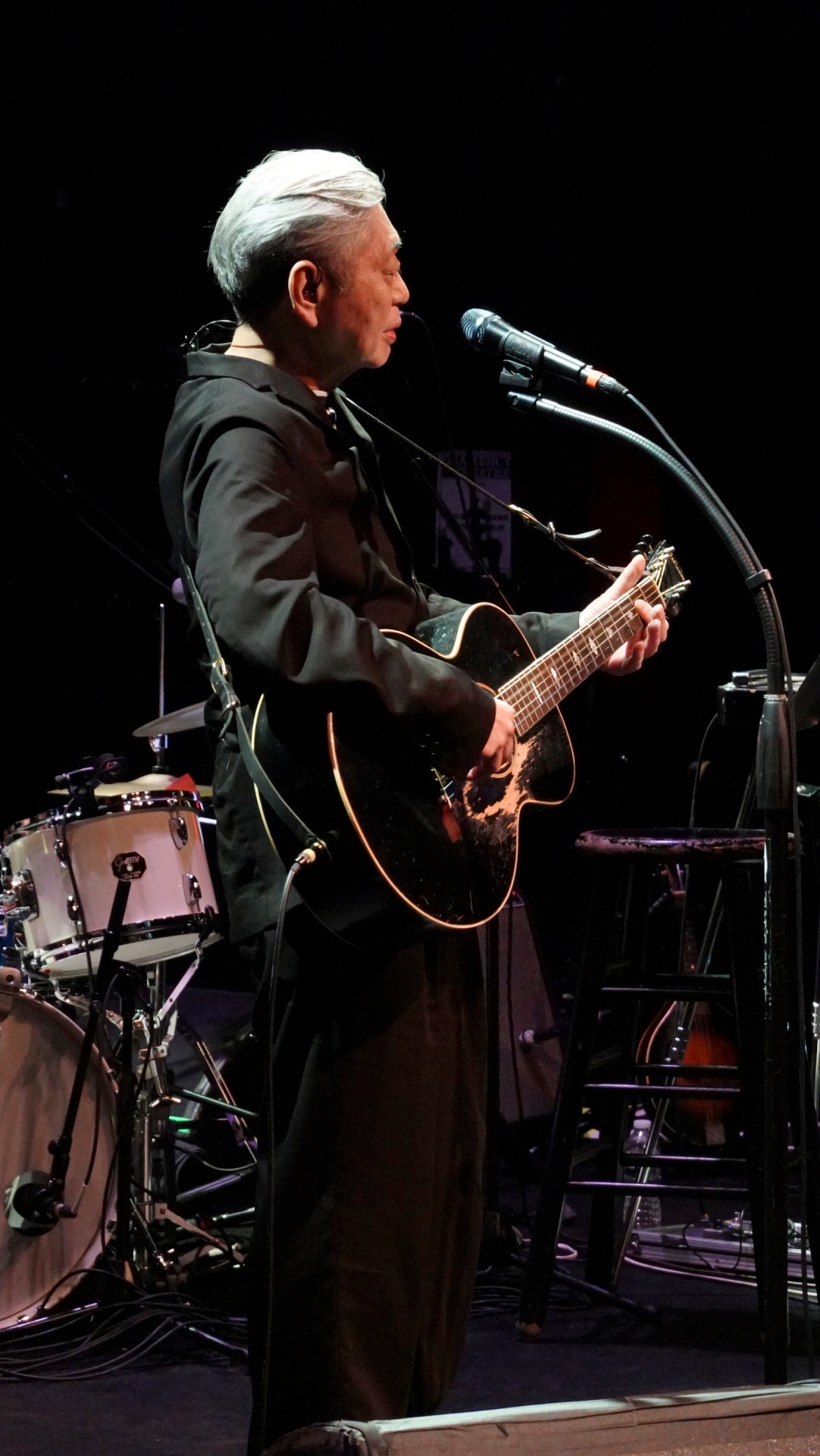細野晴臣「Haruomi Hosono Gramercy Theatre」5月29日アメリカ ニューヨーク Gramercy Theatre公演の様子。 （Photo by M.Handa）