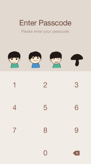 さくらしめじのLINE着せかえ。
