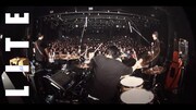 LITE「Zone 2」ライブ映像のワンシーン。