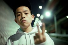 2018年2月15日に逝去したFebb as Young Mason。