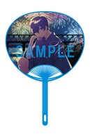 「ワンダー」そらるオフィシャルショップ購入者特典の「そらる夏休みオリジナルうちわ（Aタイプ）」サンプル画像。