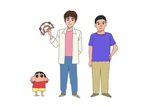 左から野原しんのすけ、ゆず。(c)臼井儀人 / 双葉社・シンエイ・テレビ朝日・ADK