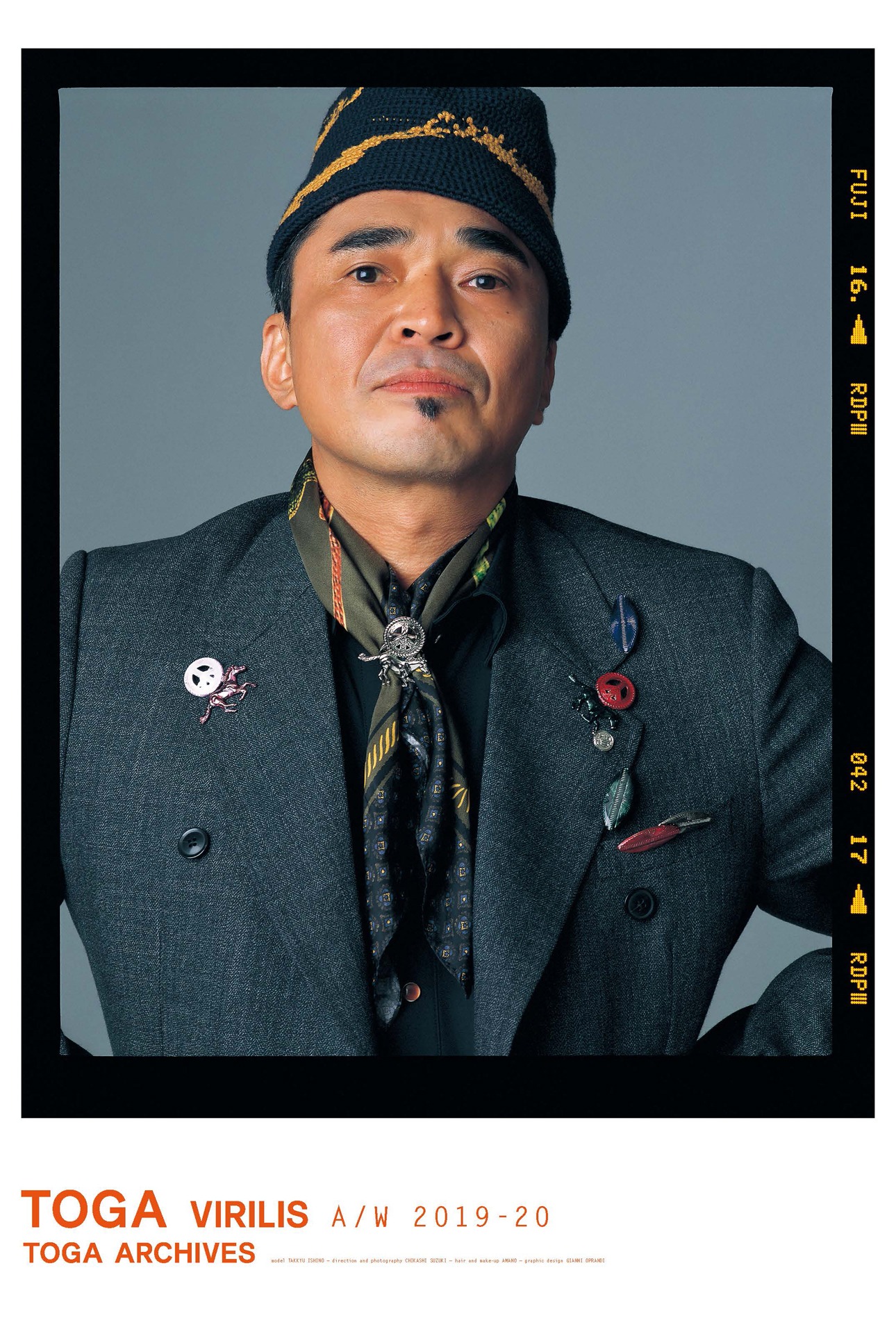 石野卓球が起用された「TOGA VIRILIS」イメージビジュアル。