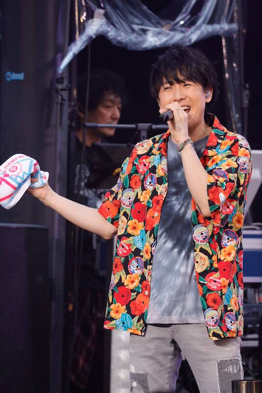 鈴村健一 満天live 和太鼓コラボやスイカ割りで今年も大盛況 ライブレポート 音楽ナタリー