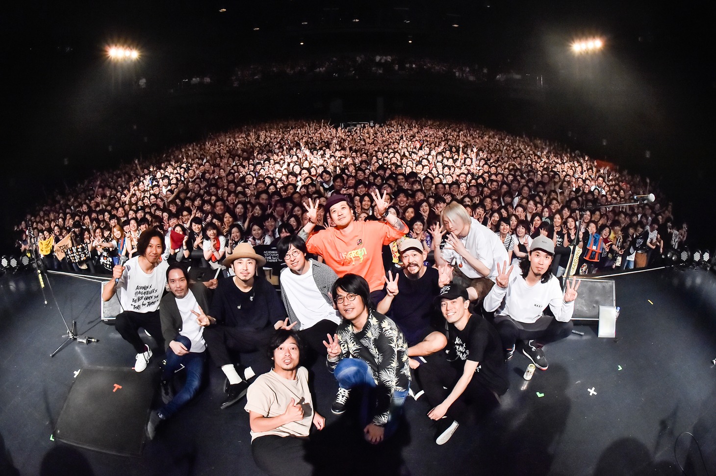 ACIDMAN、ストレイテナー、THE BACK HORN「THREE for THREE」東京公演の様子。（Photo by AZUSA TAKADA）