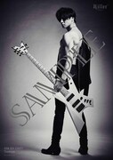 Killer GuitarsのToshiyaモデルベース予約購入特典ポスター。