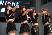 モーニング娘。'19「人生Blues / 青春Night」発売記念イベントの様子。