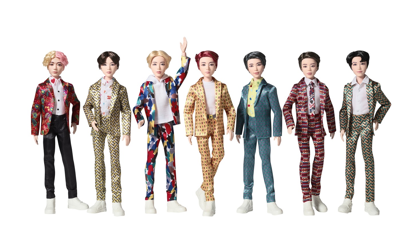 「BTS ファッションドール」ビジュアル (c)Big Hit Entertaiment. All Rights Reserved. (c)2019 Mattel