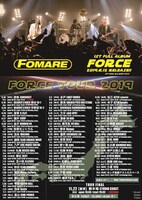 FOMARE「FORCE TOUR 2019」告知ビジュアル