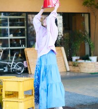 大原櫻子演じる水野羽衣。(c)「びしょ濡れ探偵 水野羽衣」製作委員会