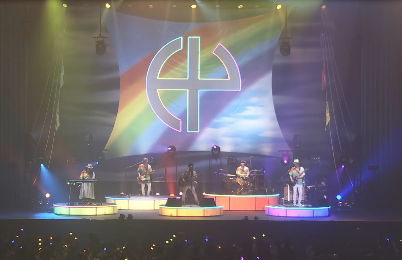 HY「no rain no rainbow」ライブミュージックビデオのワンシーン。
