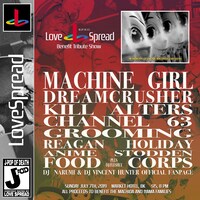 「Love Spread Benefit Tribute Show」フライヤー