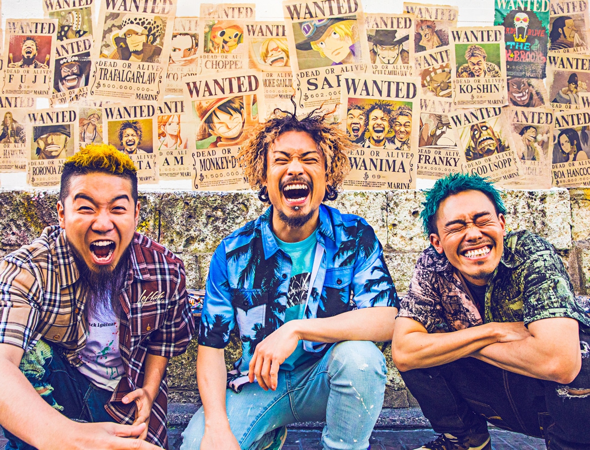 WANIMAと「ONE PIECE」のコラボビジュアル。
