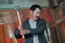 誘拐犯・川島武雄を演じる般若。