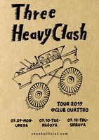 SHANK「hree Heavy Clash TOUR 2019」ポスター