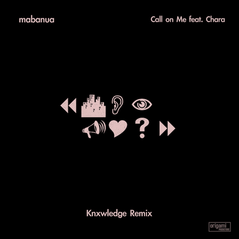 mabanua「Call on Me feat. Chara (Knxwledge Remix)」配信ジャケット