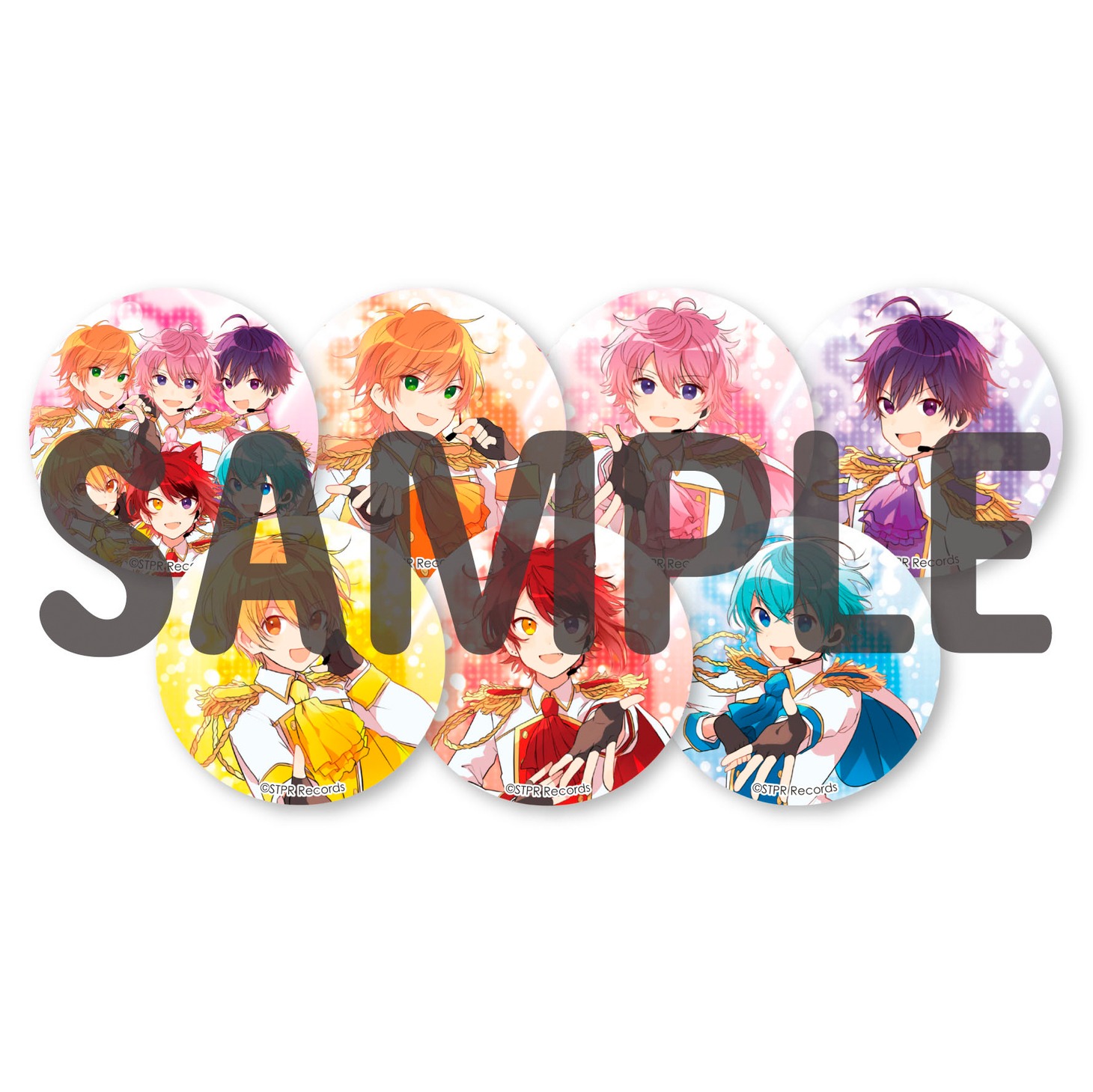 すとぷり「すとろべりーらぶっ！」アニメイト購入者特典缶バッジサンプル画像