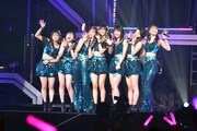 「ハロプロ プレミアム Juice=Juice CONCERT TOUR 2019 ～JuiceFull!!!!!!!～ FINAL 宮崎由加卒業スペシャル」の様子。