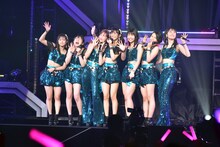 「ハロプロ プレミアム Juice=Juice CONCERT TOUR 2019 ～JuiceFull!!!!!!!～ FINAL 宮崎由加卒業スペシャル」の様子。