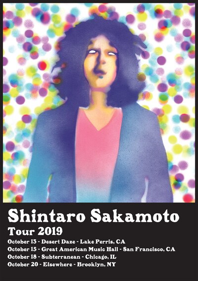 坂本慎太郎「Shintaro Sakamoto US Tour 2019」フライヤー