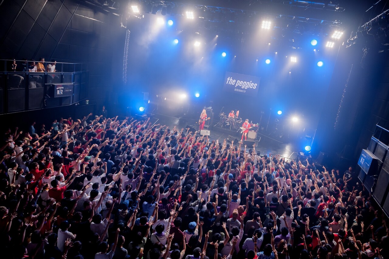 「the peggies tour 2019 Hell like Heaven trip」東京・マイナビBLITZ赤坂公演の様子。（Photo by Jumpei Yamada）
