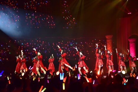 「ハロプロ プレミアム アンジュルム コンサートツアー 2019春 ファイナル 和田彩花卒業スペシャル 輪廻転生 ～あるとき生まれた愛の提唱～」の様子。