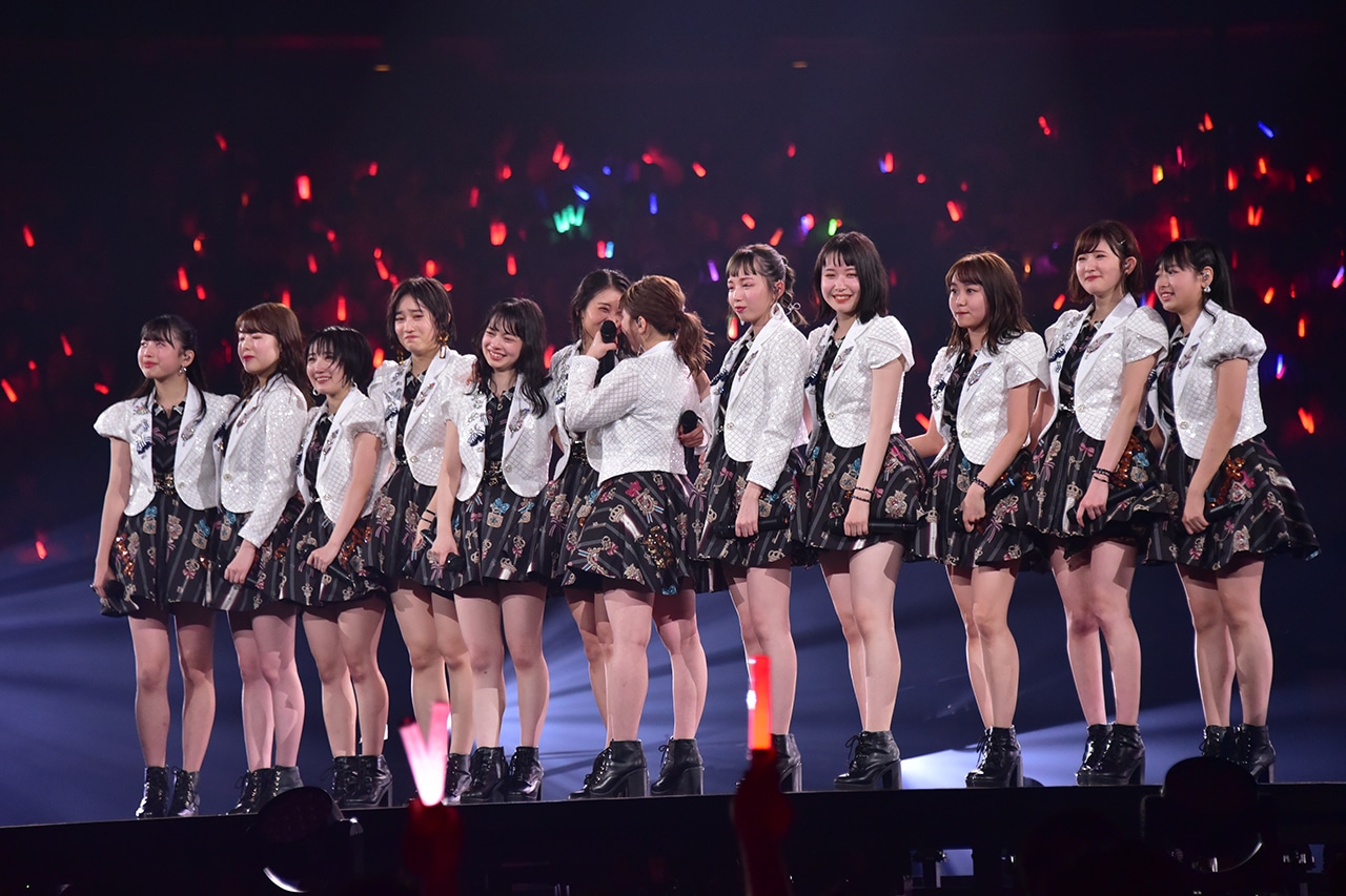 「ハロプロ プレミアム アンジュルム コンサートツアー 2019春 ファイナル 和田彩花卒業スペシャル 輪廻転生 ～あるとき生まれた愛の提唱～」の様子。