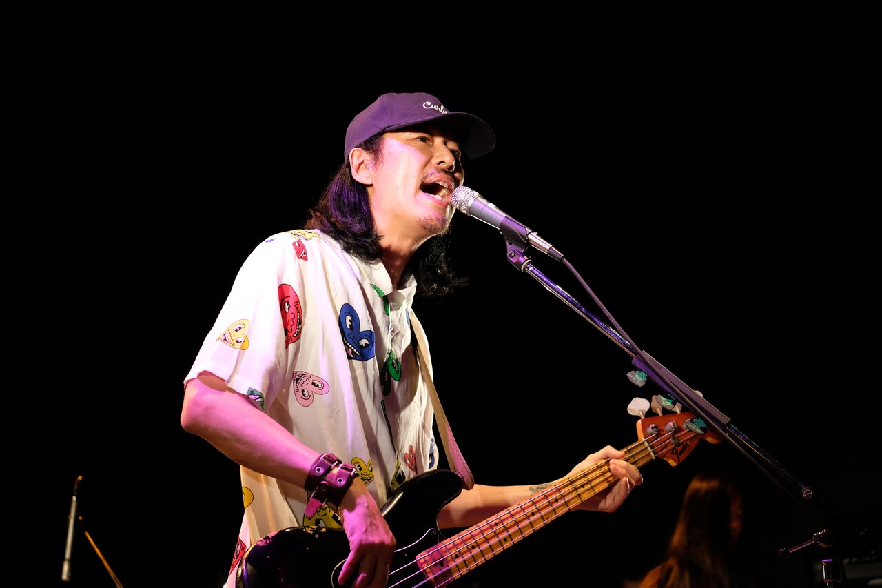 Curly Giraffe、約5年ぶりリリースパーティで“スーパーバンド”や藤原さくらとセッション