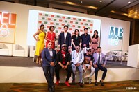 インド・ニューデリーで行われた記者会見の様子。