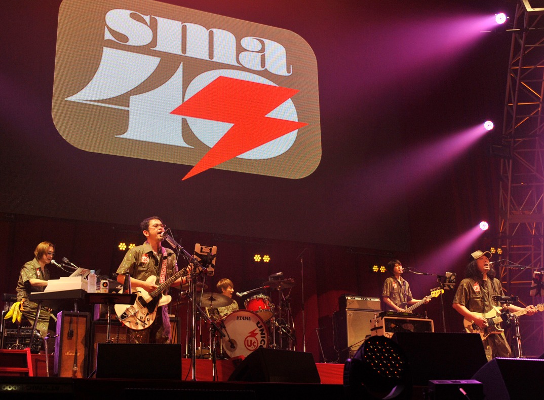 「SMA AWARDS 2014 ～輝く！日本エスエムエー大賞～」でのユニコーン。