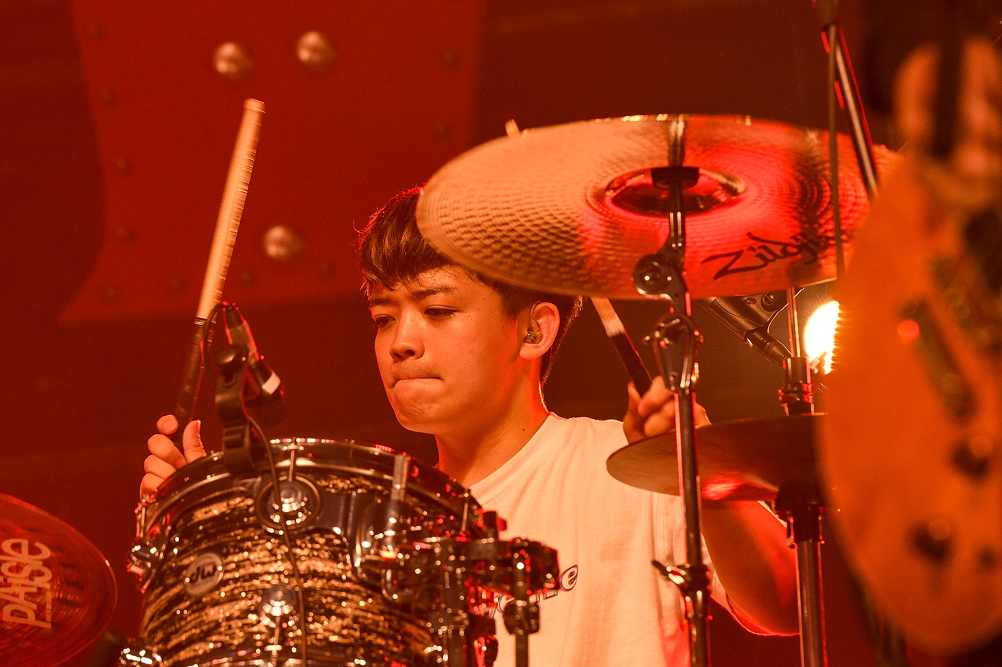 大村隼太（Dr / Track's）（Photo by Teppei Kishida）