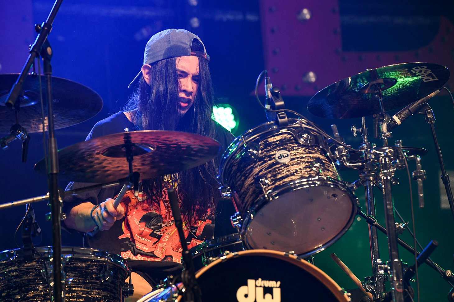 中島元良（Dr / w.o.d.）（Photo by Teppei Kishida）