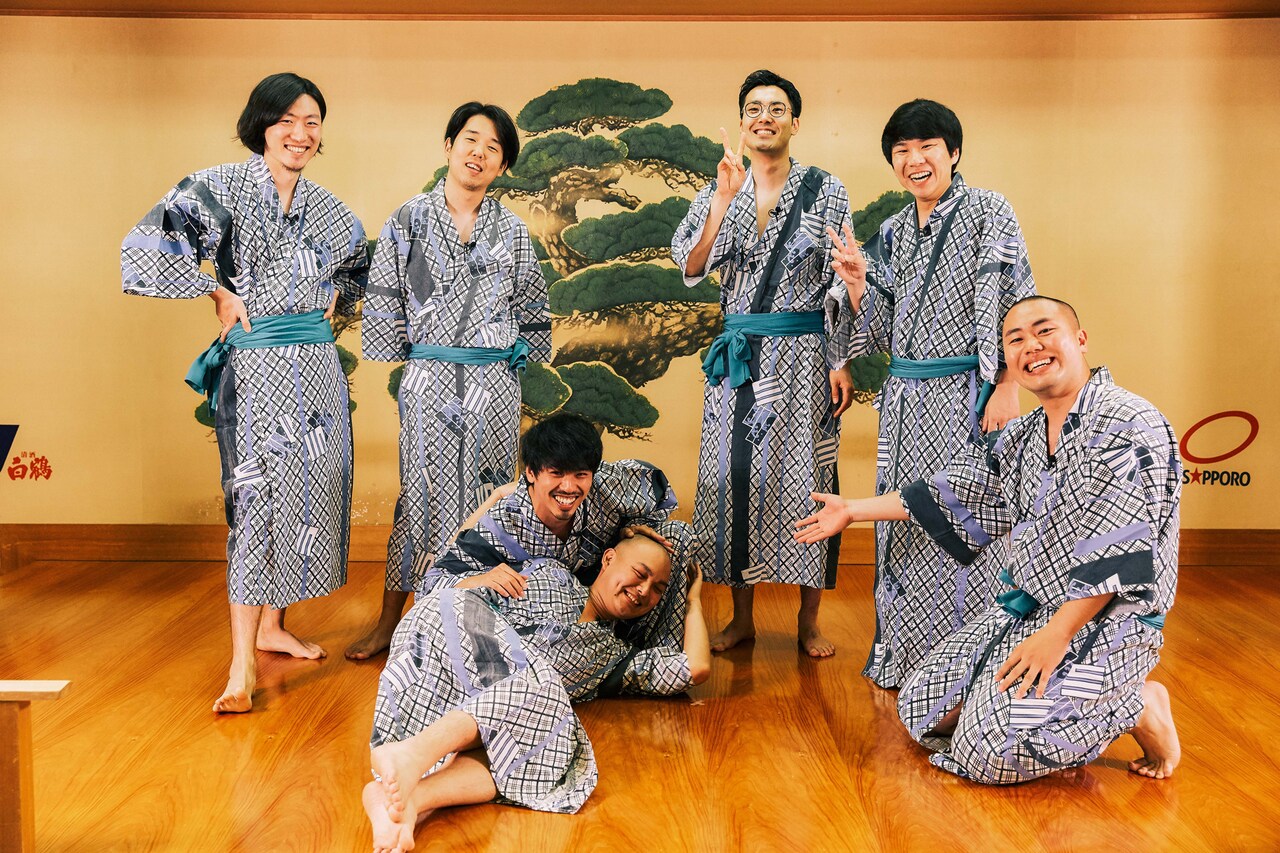 never young beachとハナコ。