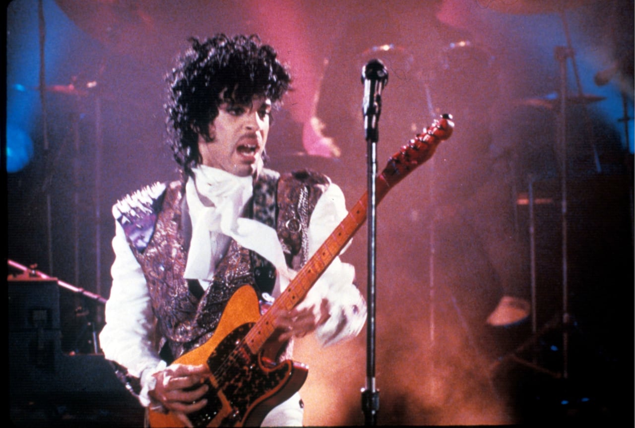 Prince star of film Purple Rain 02.10.1984 (c)Bandphoto / Starstock / Photoshot / Zeta Image