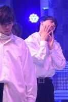 手前からリョウガ、タクヤ。