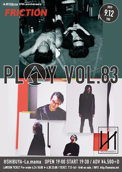 La.mama 37th anniversary「PLAY VOL.83」告知ビジュアル