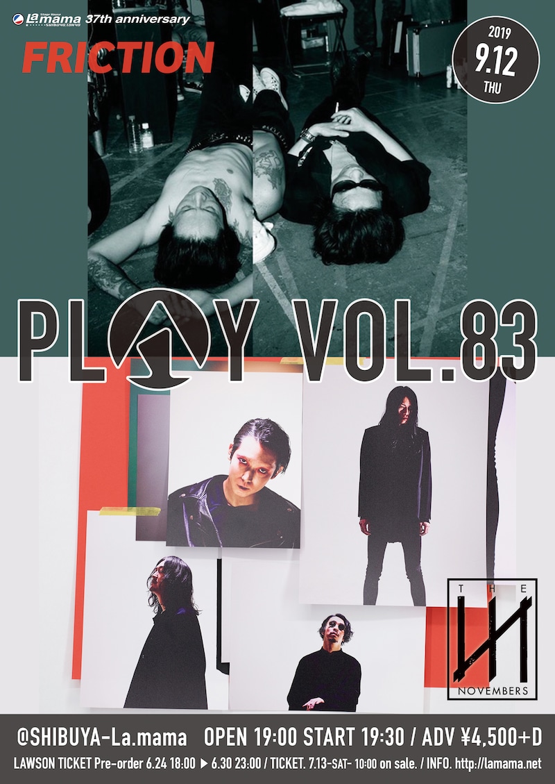 La.mama 37th anniversary「PLAY VOL.83」告知ビジュアル