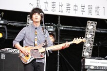 HEREのサポートベースを務めた西井慶太。（撮影：中島たくみ）