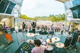 「FREEDOM NAGOYA」に出演するヒステリックパニック。(写真提供:ビクターエンタテインメント)