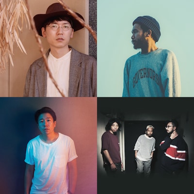 Kan Sano、mabanua、Ovall、Michael Kaneko。