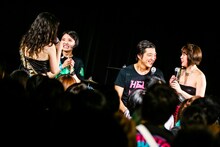 ベッド・イン「バブル講座」の様子。（撮影：新倉映見）