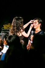 ベッド・イン「バブル講座」の様子。（撮影：新倉映見）