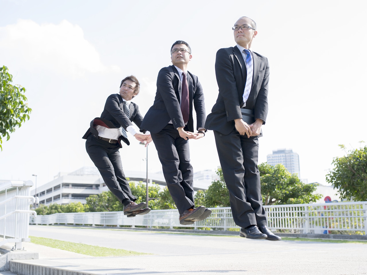 作品「ソラリーマン」より。（写真提供：青山裕企）