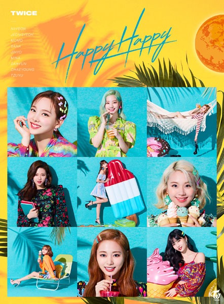 TWICE「HAPPY HAPPY」初回限定盤Bジャケット