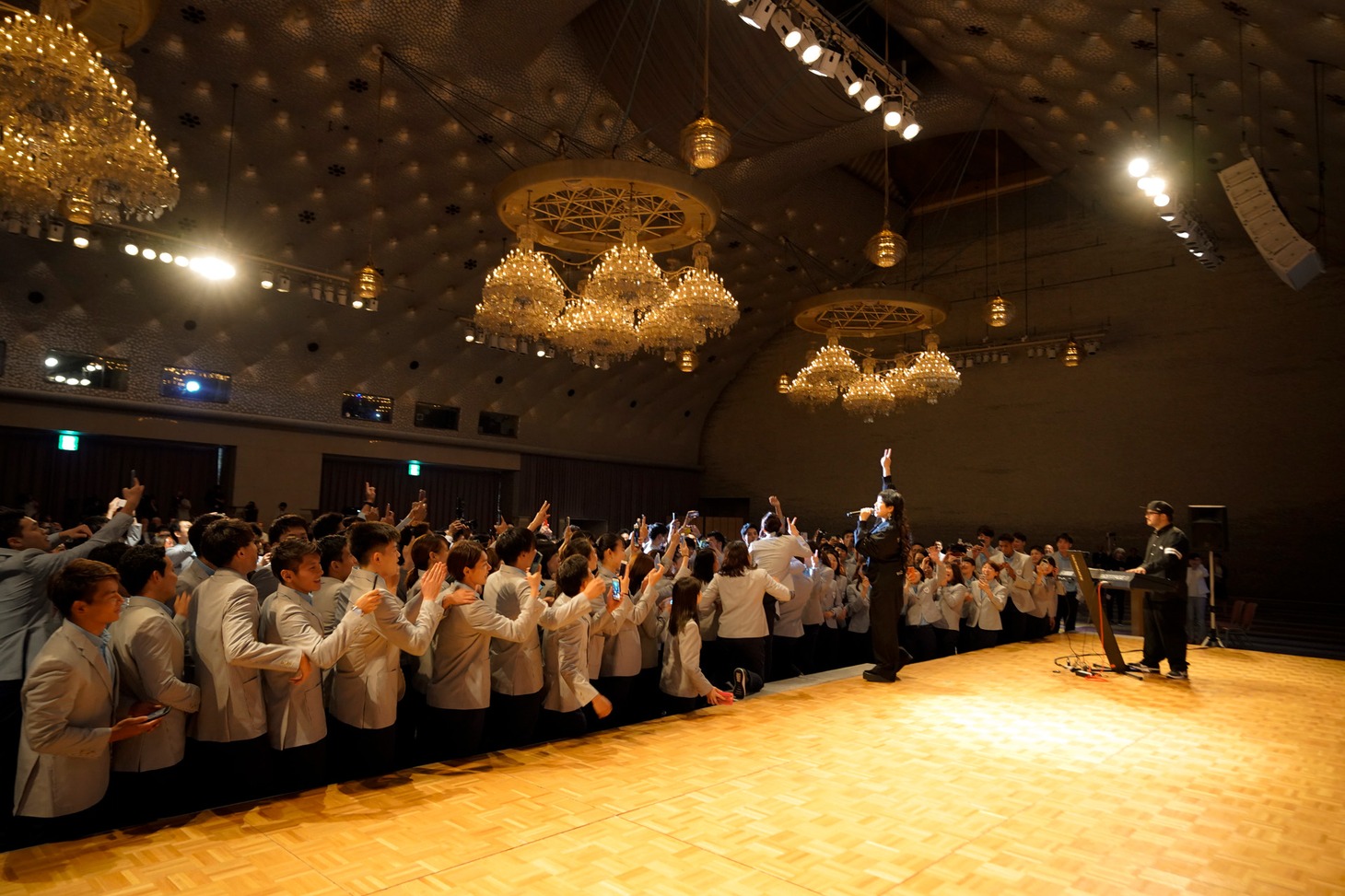 AI「第30回ユニバーシアード競技大会」日本代表選手団の結団式の様子。（撮影：上飯坂一）